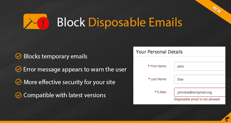 Block Disposable Emails